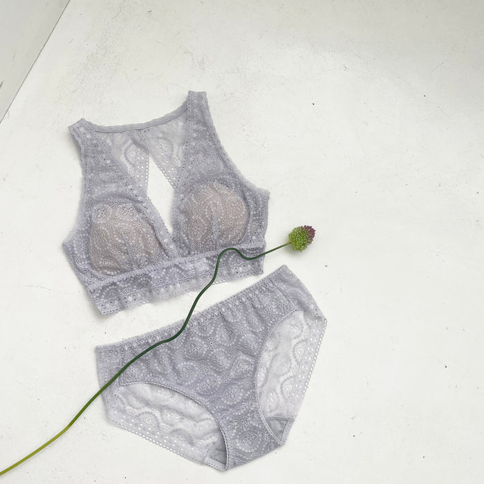 Moroccan Back Style Bralette | Lavender