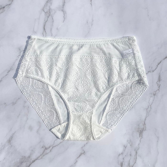 Moroccan High Waist Bikini | White