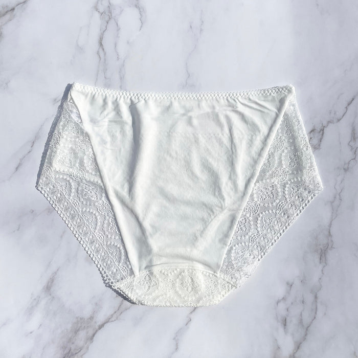 Moroccan High Waist Bikini | White