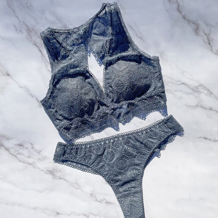 Moroccan Thong | Blue Gray