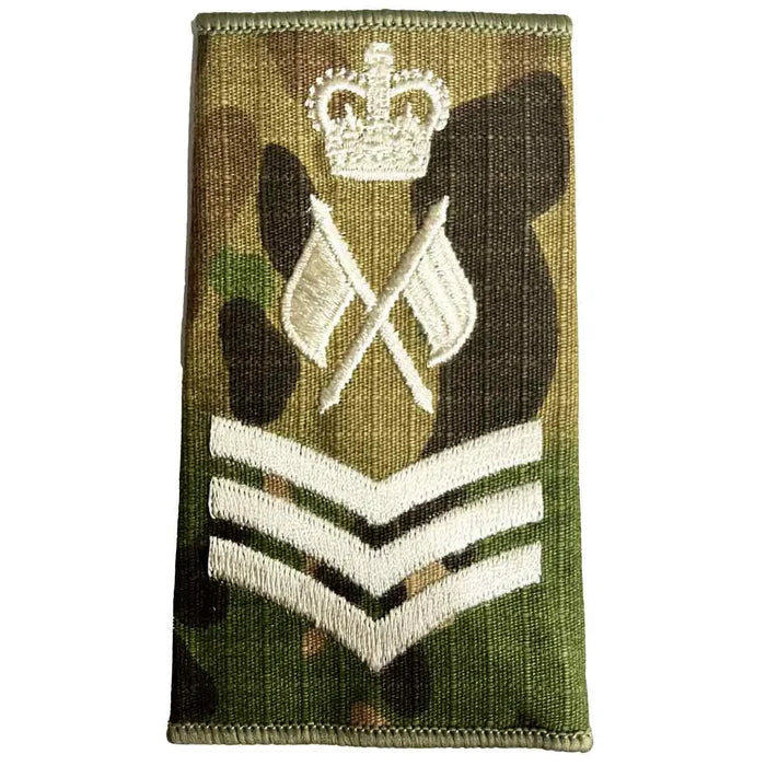 Staff Sergeant + Crossed Flags