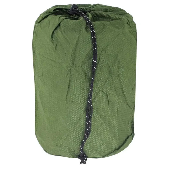Compact green self inflating sleeping pad for camping  from  John Bull Clothing