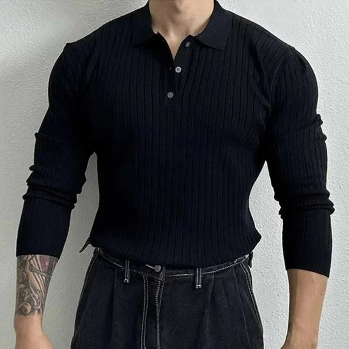 Muscle fit sweater - AntoniosClothing - White