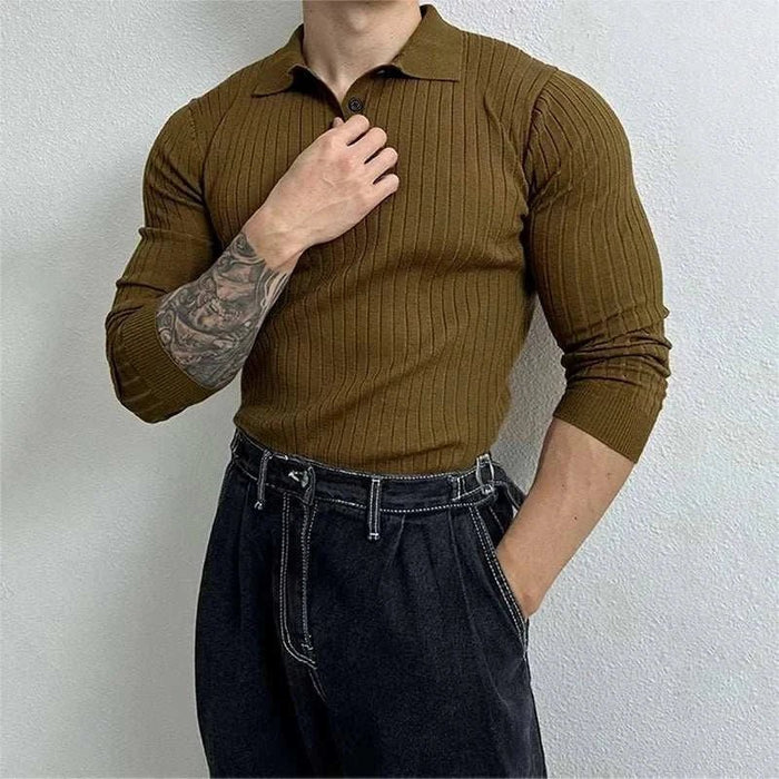 Muscle fit sweater - AntoniosClothing - White