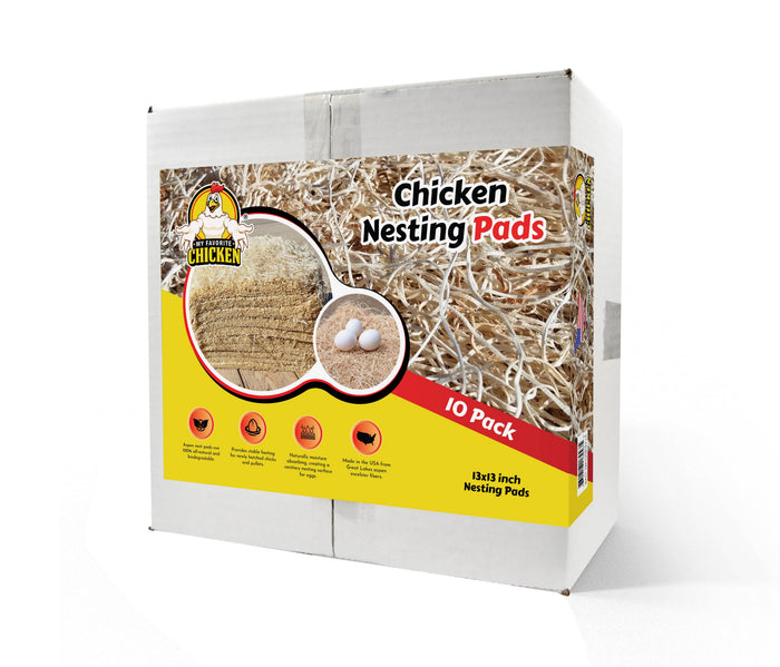 My Favorite Chicken Nesting Box Pads for Chickens - 10pk