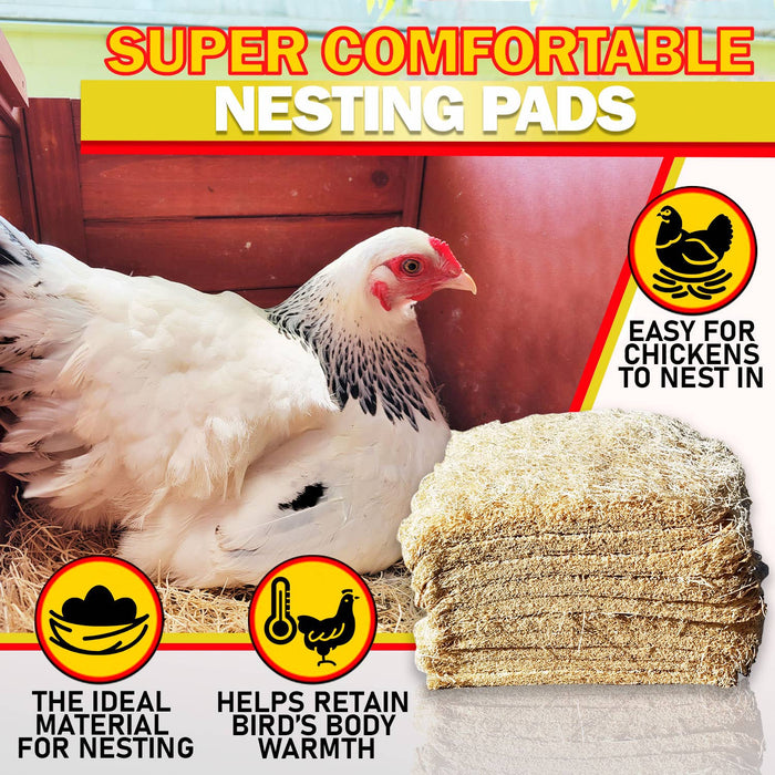 Comfortable nesting pads