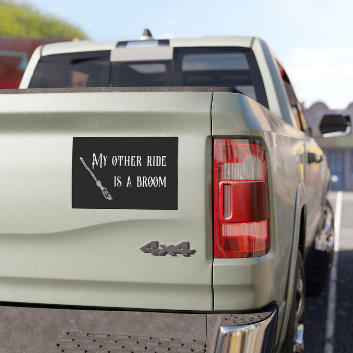 My Other Ride is a Broom Car Magnet