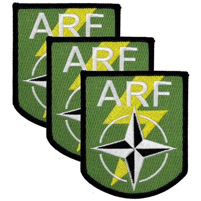 Nato Allied Reaction Forces (ARF) Iron On TRF John Bull 3 Pack from  John Bull Clothing
