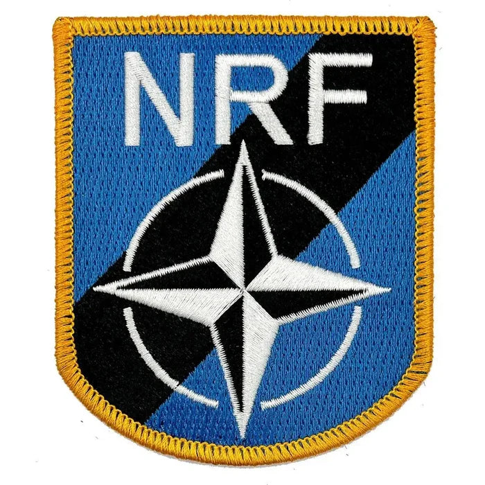 Nato Response Force NRF Blue Iron On TRF - John Bull Clothing  from  John Bull Clothing
