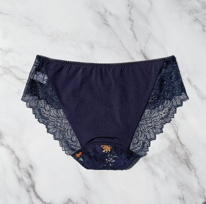 Night Garden Bikini | Navy