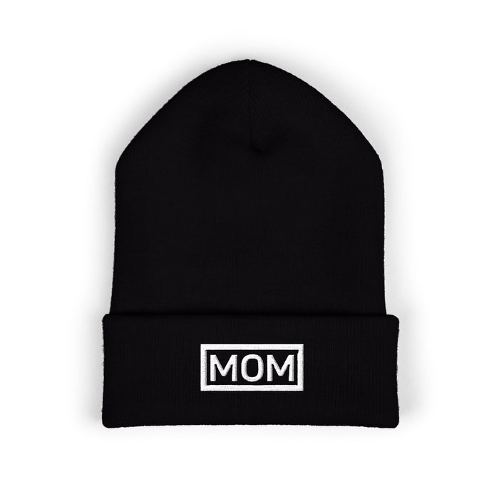 NIN MOM Embroidered Beanie Hat