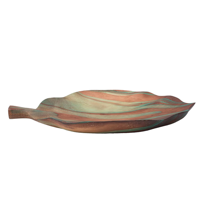 Northern Lights Leaf Platter