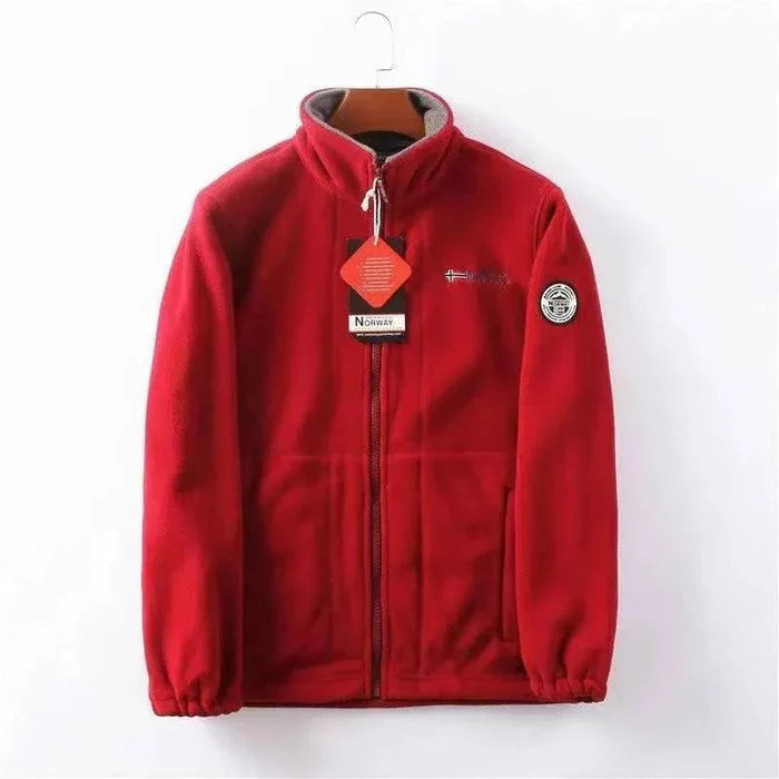 Norway velvet jacket - AntoniosClothing - red