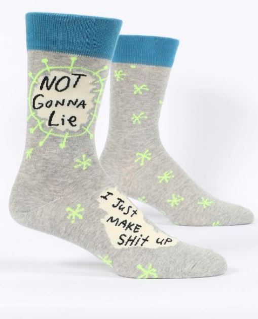Not Gonna Lie Men's Crew Socks