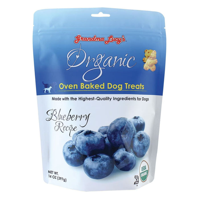 Organic Blueberry Oven Baked Dog Treats 14oz