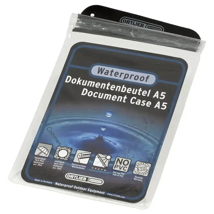 Ortlieb A5 Waterproof Document Case - John Bull Clothing  from  John Bull Clothing