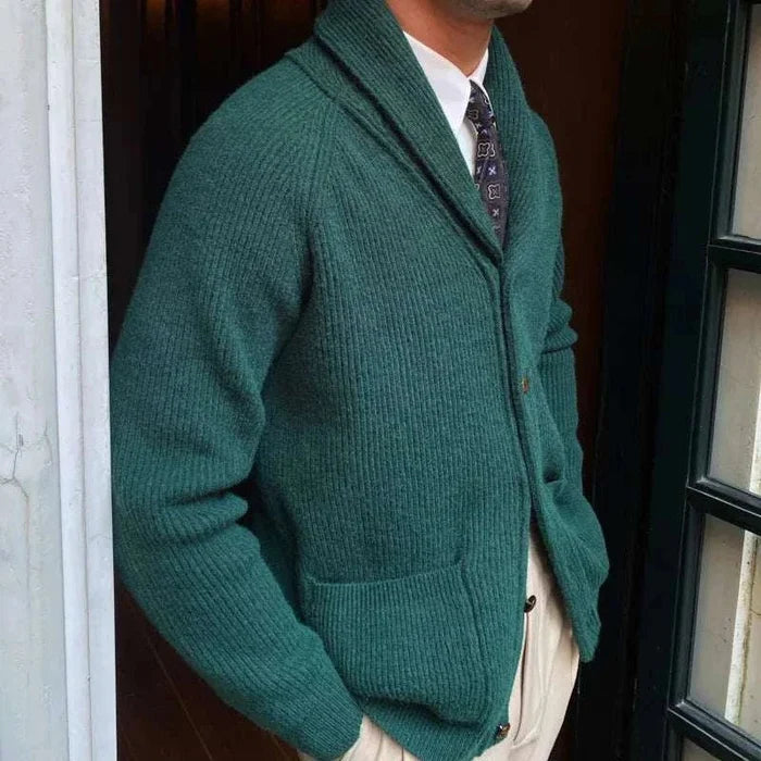 Oxford premium cardigan - AntoniosClothing - Apricot