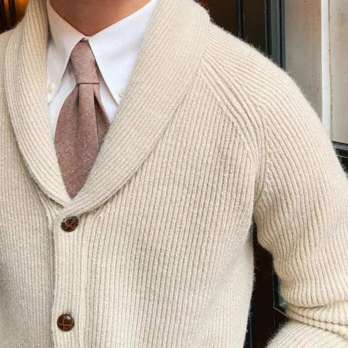 Oxford premium cardigan - AntoniosClothing - Navy