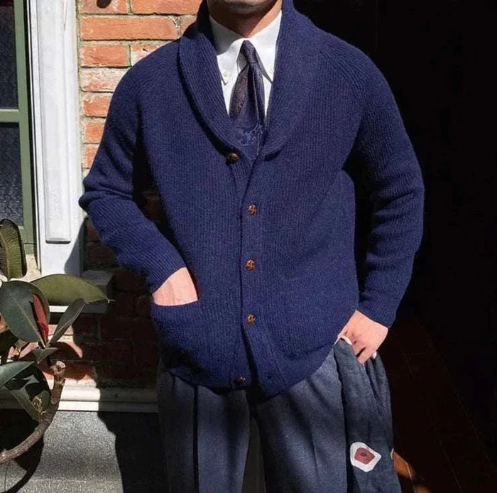 Oxford premium cardigan - AntoniosClothing - Dark Green