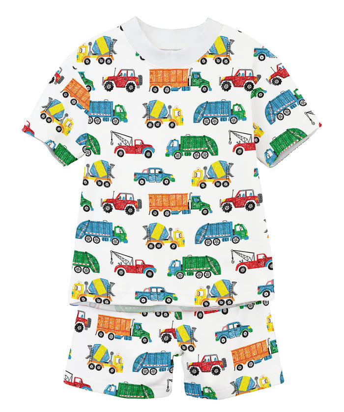 Pajama Set - Trucks