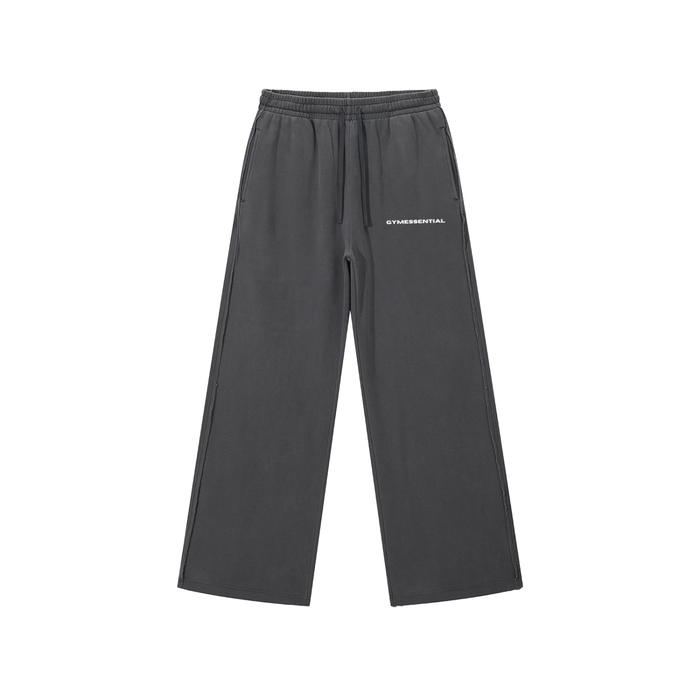 Pantalon de Baggy 100% Coton Gris | Fleur de Lys