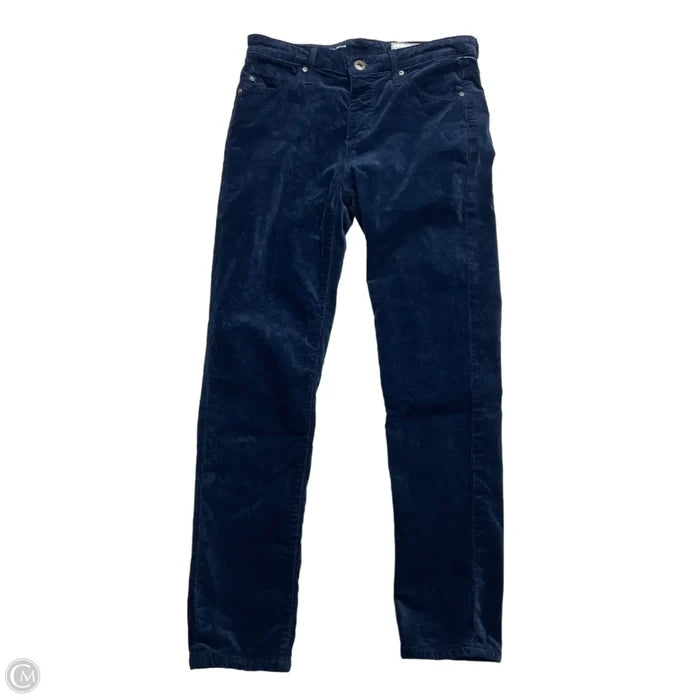 Pants Corduroy By Ag Jeans In Blue, Size: 0p
