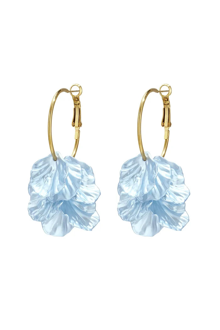"Paradise" earrings blue