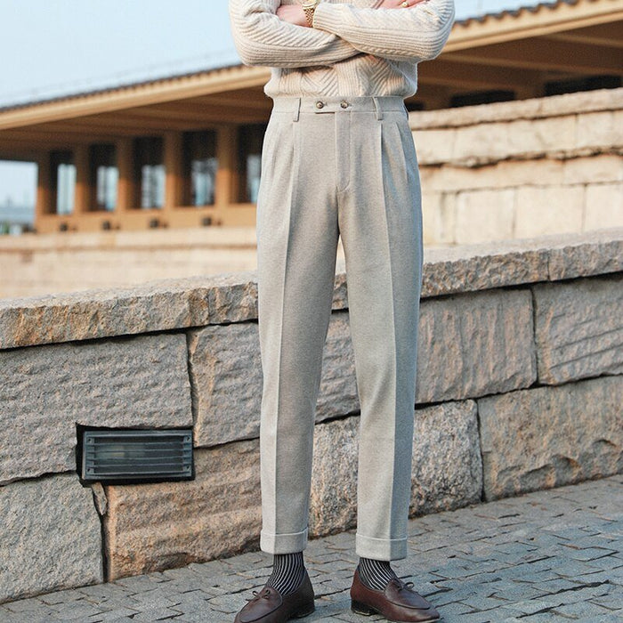 Paris Gentleman Trousers - AntoniosClothing - Black