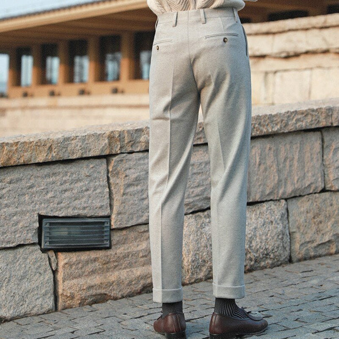 Paris Gentleman Trousers - AntoniosClothing - Black