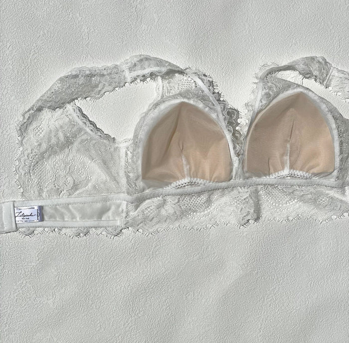 Passion Long Bralette | White