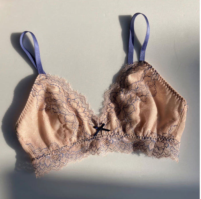 Passion Triangle Bralette | Blue