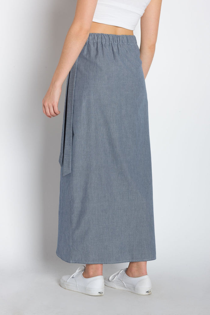 Patricia | Women's Calf Length Woven Wrap Skirt