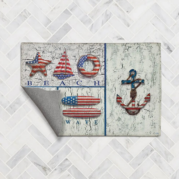 Patriot Coastal Mix Chenille Accent Rug