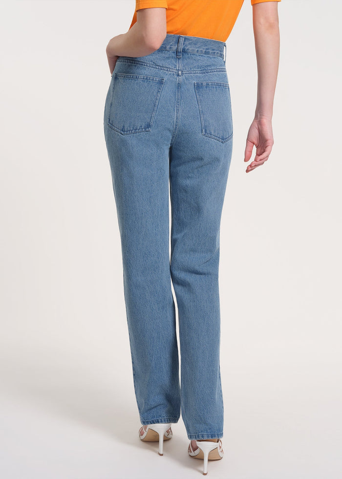 Patterned Flared Jeans