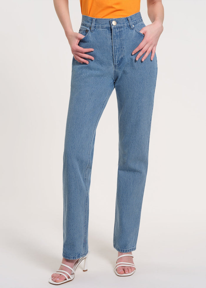 Patterned Flared Jeans