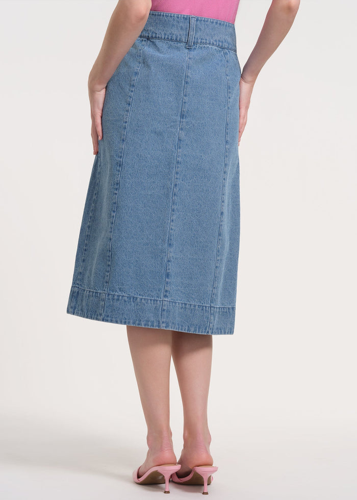 Patterned High-Waisted Skirt