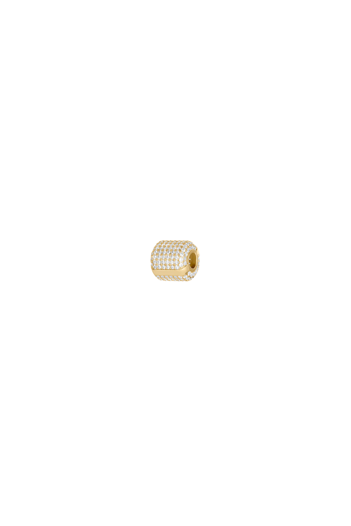 Thatch Celine Pavé Bead Charm in 14k gold plate