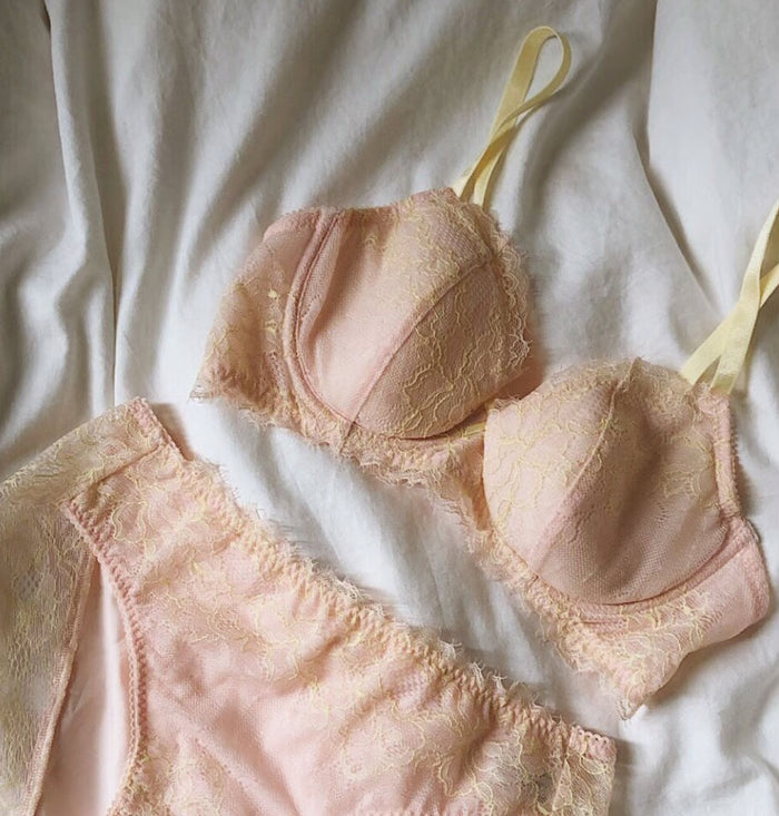 Peach Rose 3/4 Cup Underwire Bra | Baby Pink