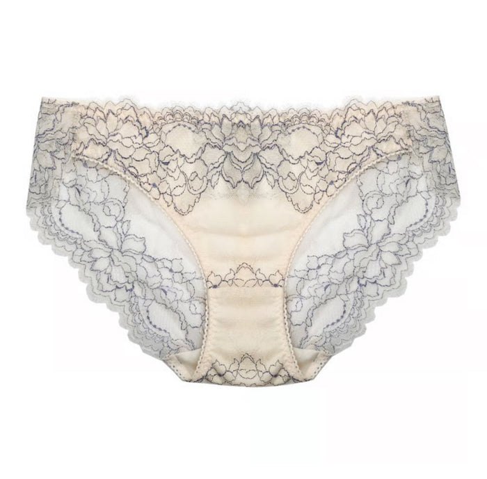 Peach Rose Lace Bikini | Dusty Blue