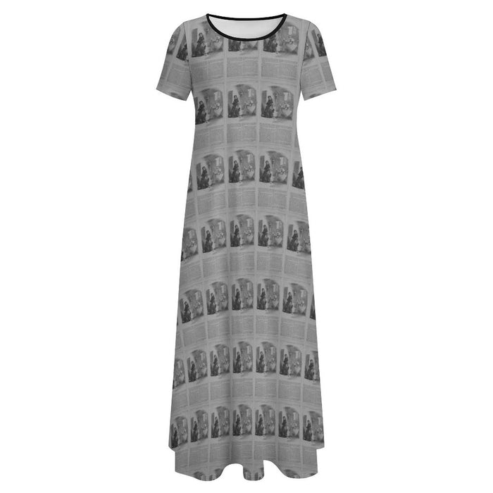 Penny Dreadful Short Sleeve Maxi Dress (Adults) - PRE ORDER