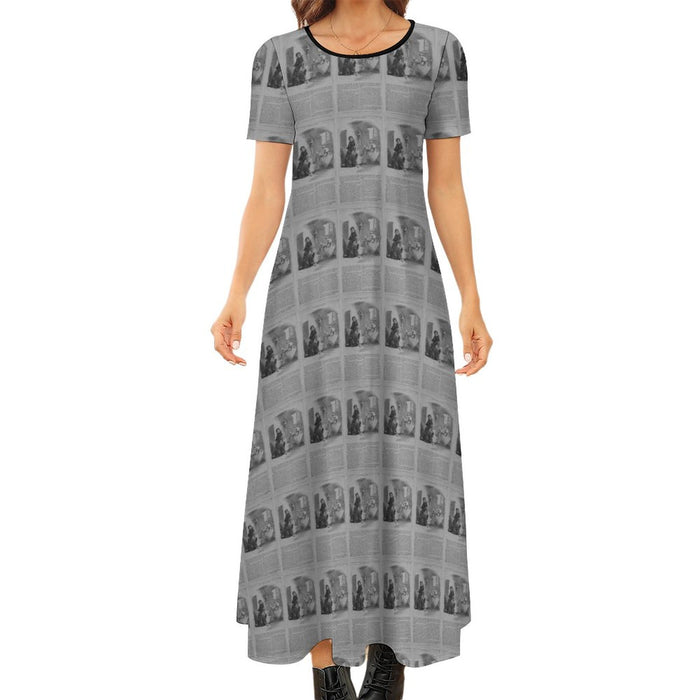 Penny Dreadful Short Sleeve Maxi Dress (Adults) - PRE ORDER
