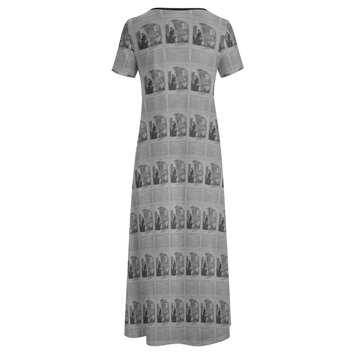 Penny Dreadful Short Sleeve Maxi Dress (Adults) - PRE ORDER