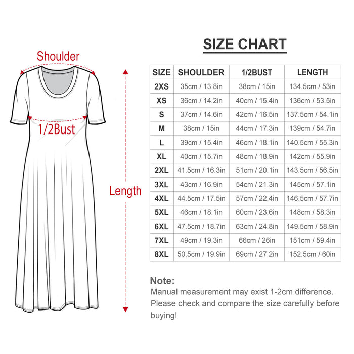 Penny Dreadful Short Sleeve Maxi Dress (Adults) - PRE ORDER