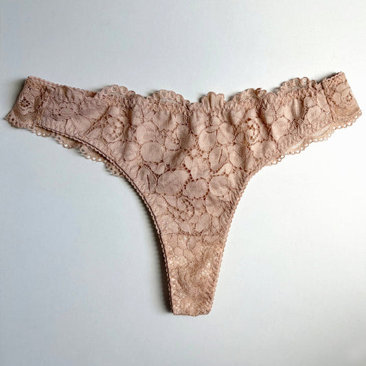 Peony Thong | Pink Beige