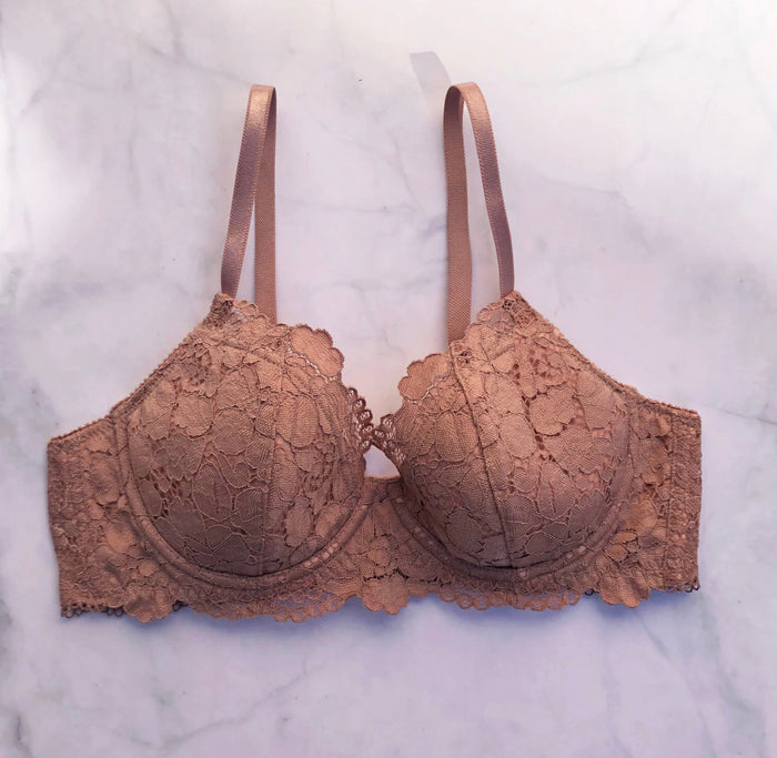 Peony Underwire Bra | Moca
