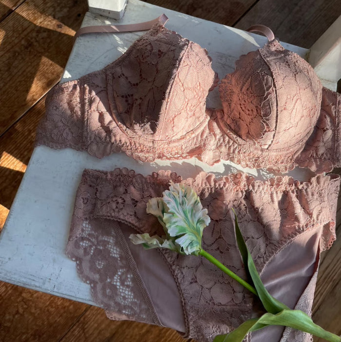 Peony Underwire Bra | Moca