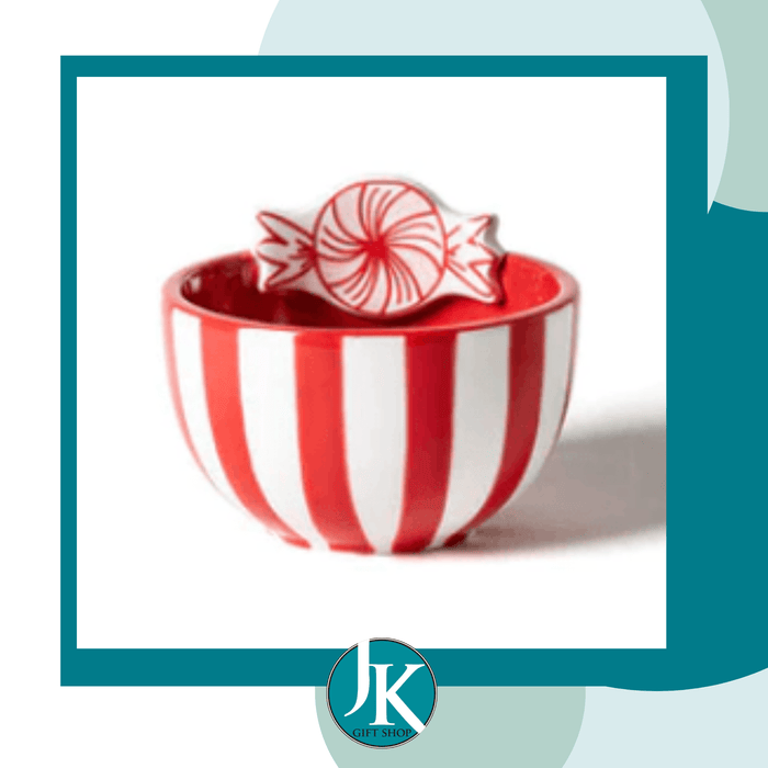 Peppermint Embellishment Bowl Happy Everything