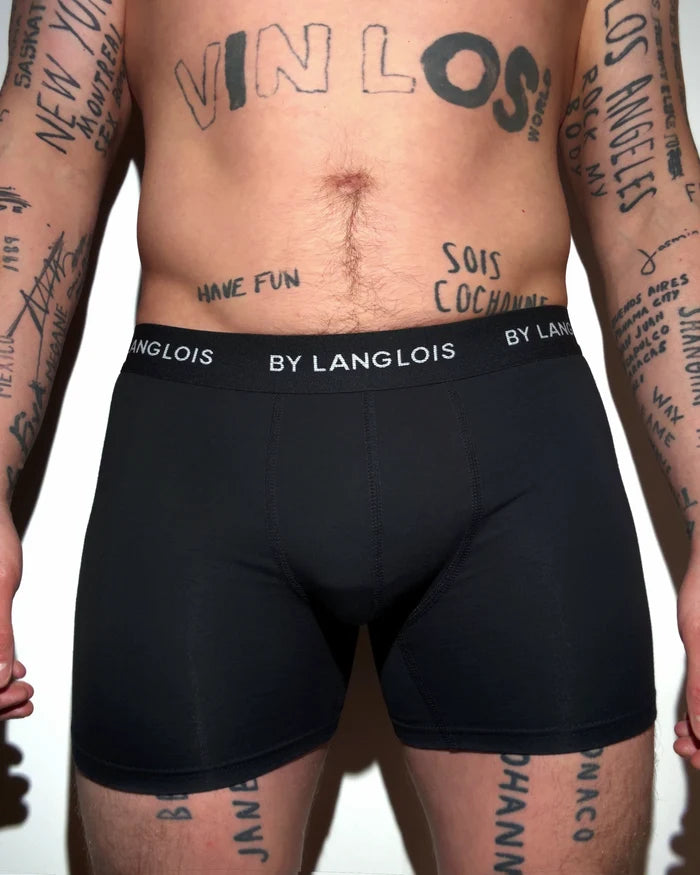 PERFECT FIT BOXER BRIEF IN BLACK