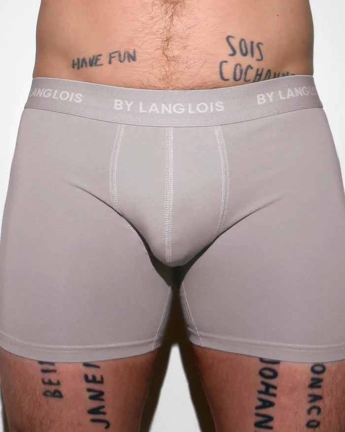 PERFECT FIT BOXER BRIEF IN CLOUD GREY