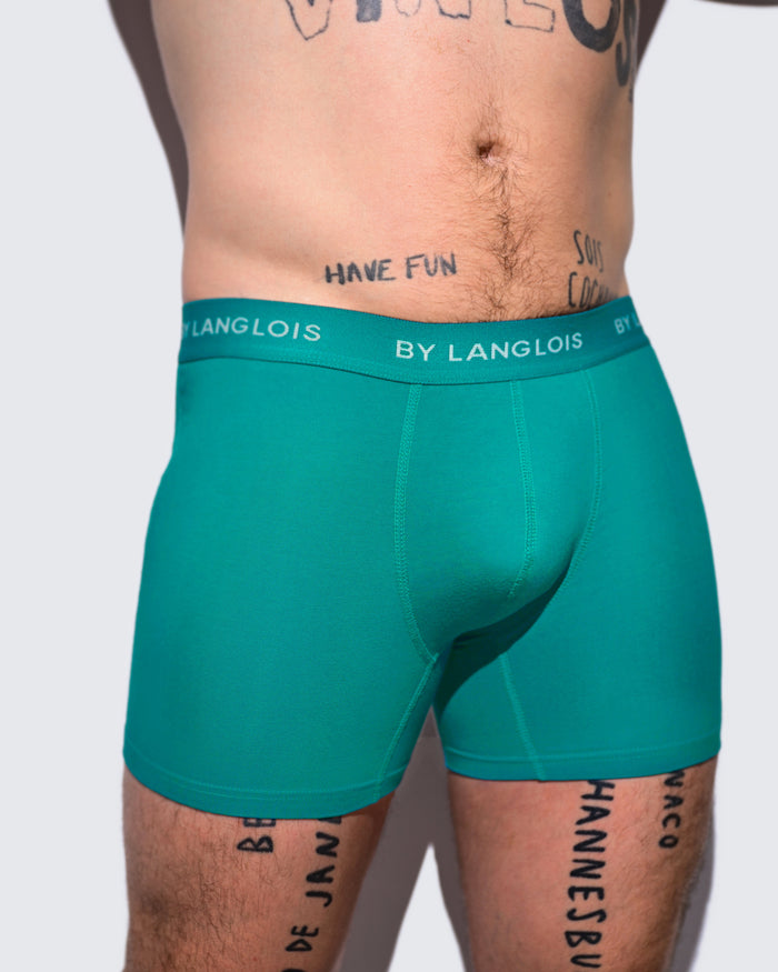 PERFECT FIT BOXER BRIEF IN DEEP SEA